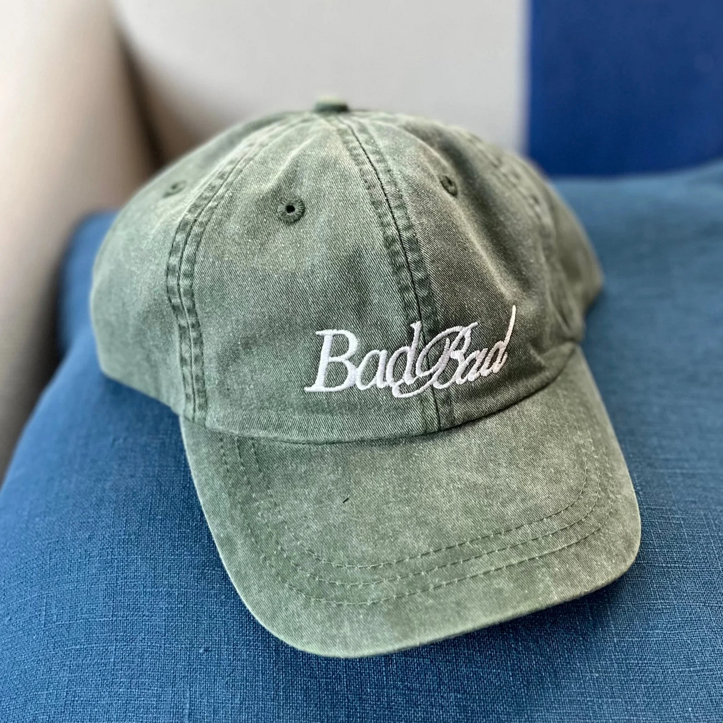 Bad Bad Hat - Green Cursive