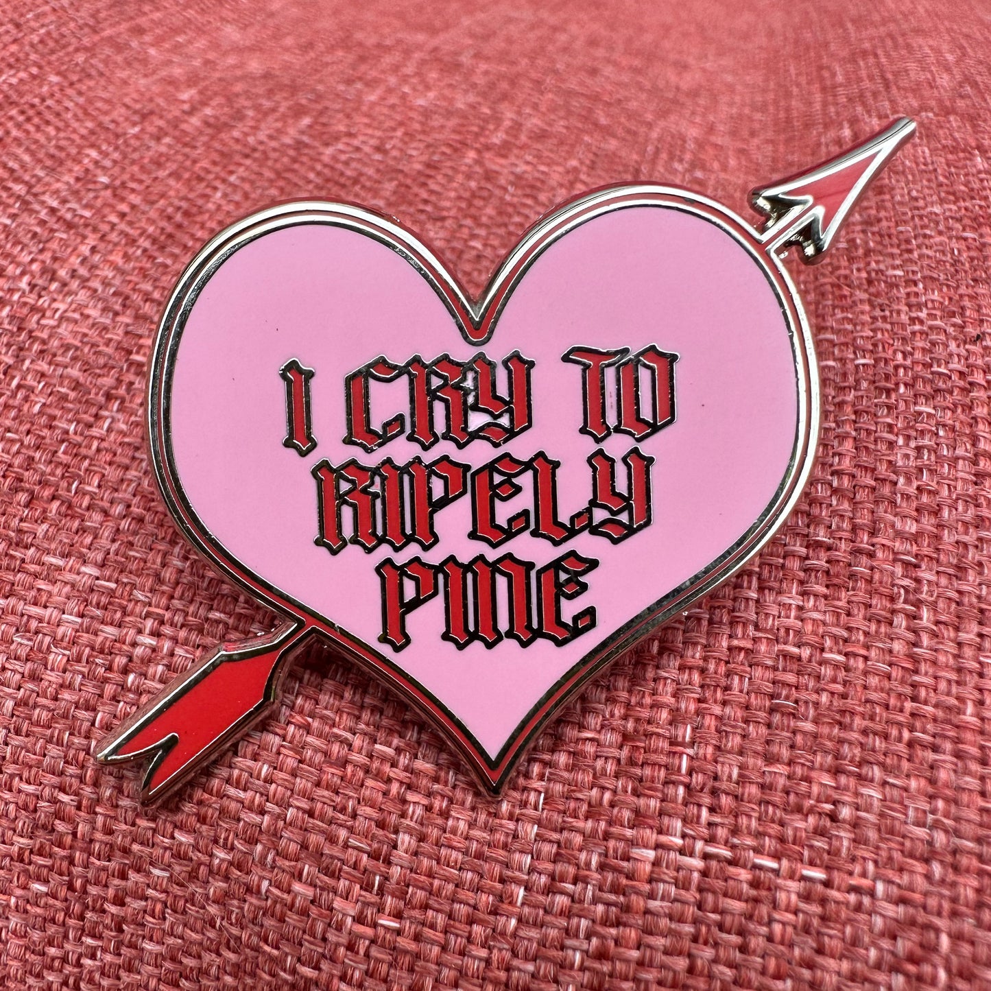I Cry To Ripely Pine Enamel Pin
