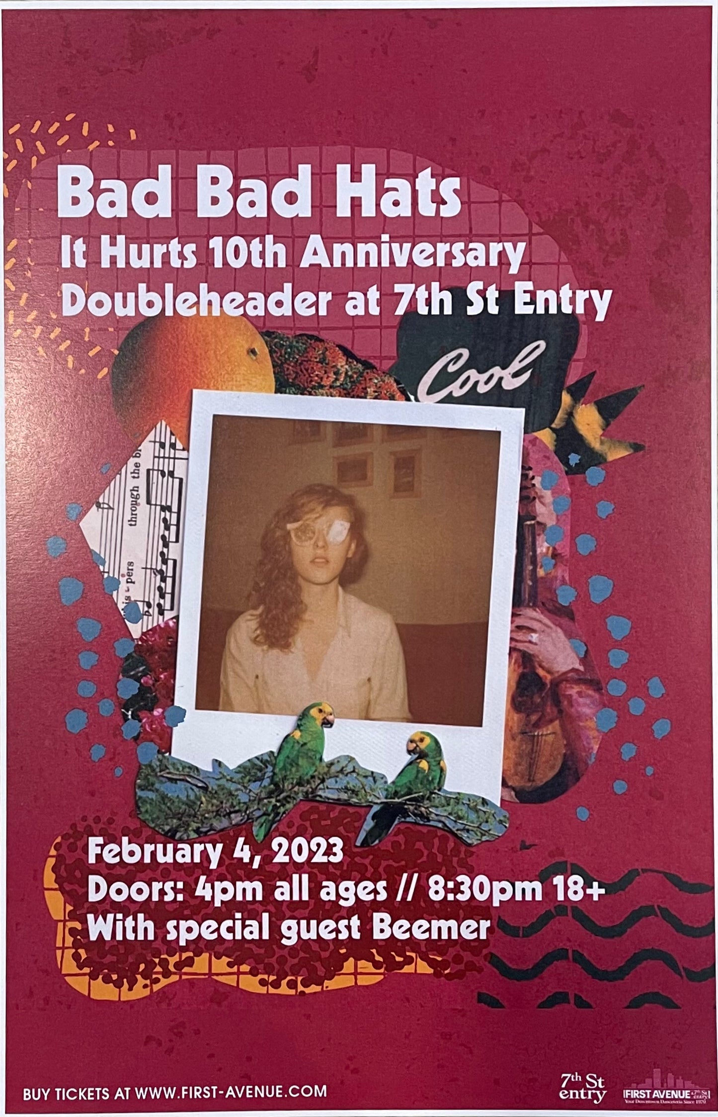 It Hurts 10th Anniversary Show Poster 11x17"