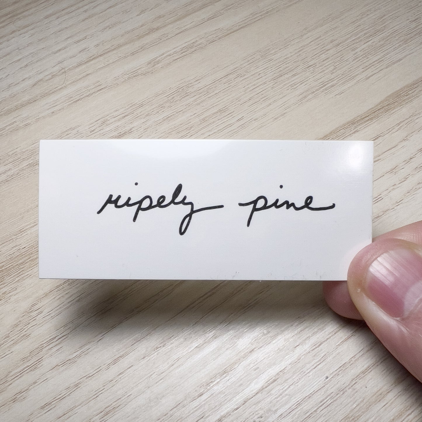 Ripely Pine Temporary Tattoo