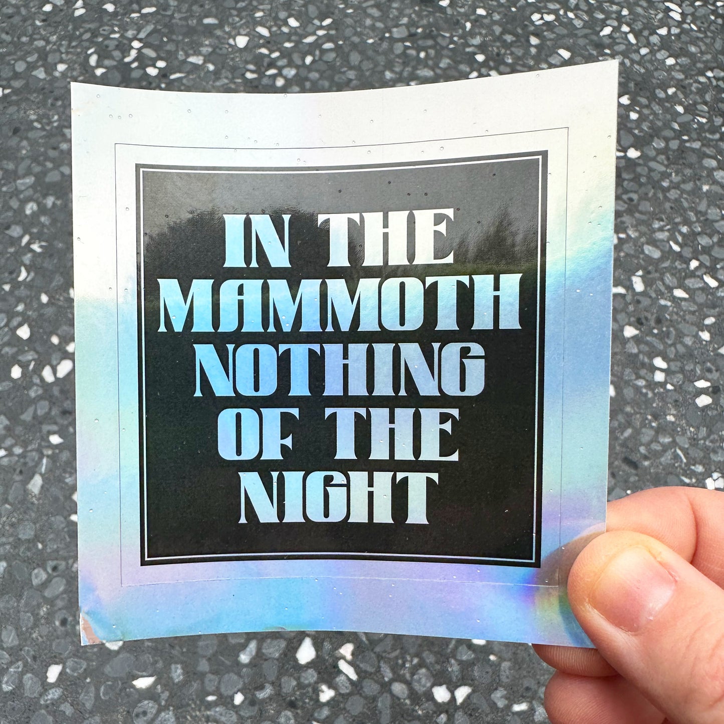 Holographic Sticker