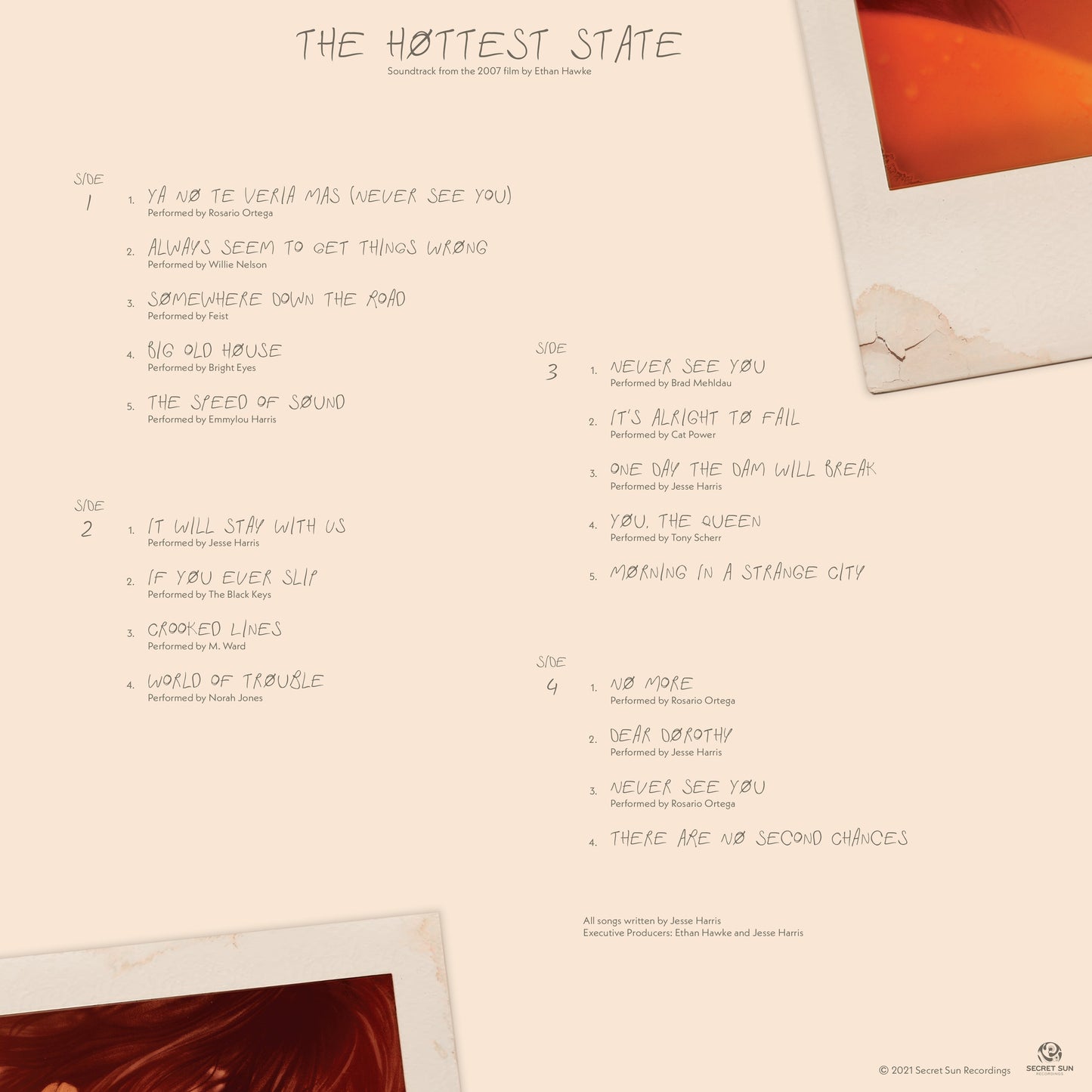 The Hottest State: Original Motion Picture Soundtrack Limited Edition Vinyl