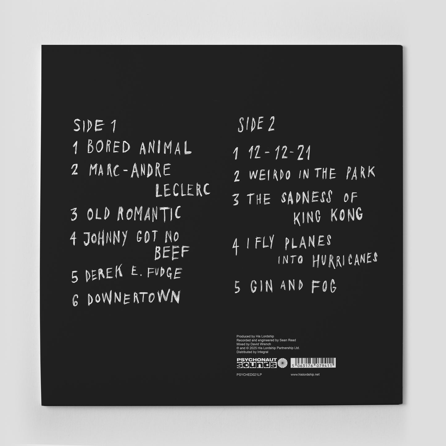 Bored Animal - Transparent Vinyl US Edition with Exclusive Signed Print