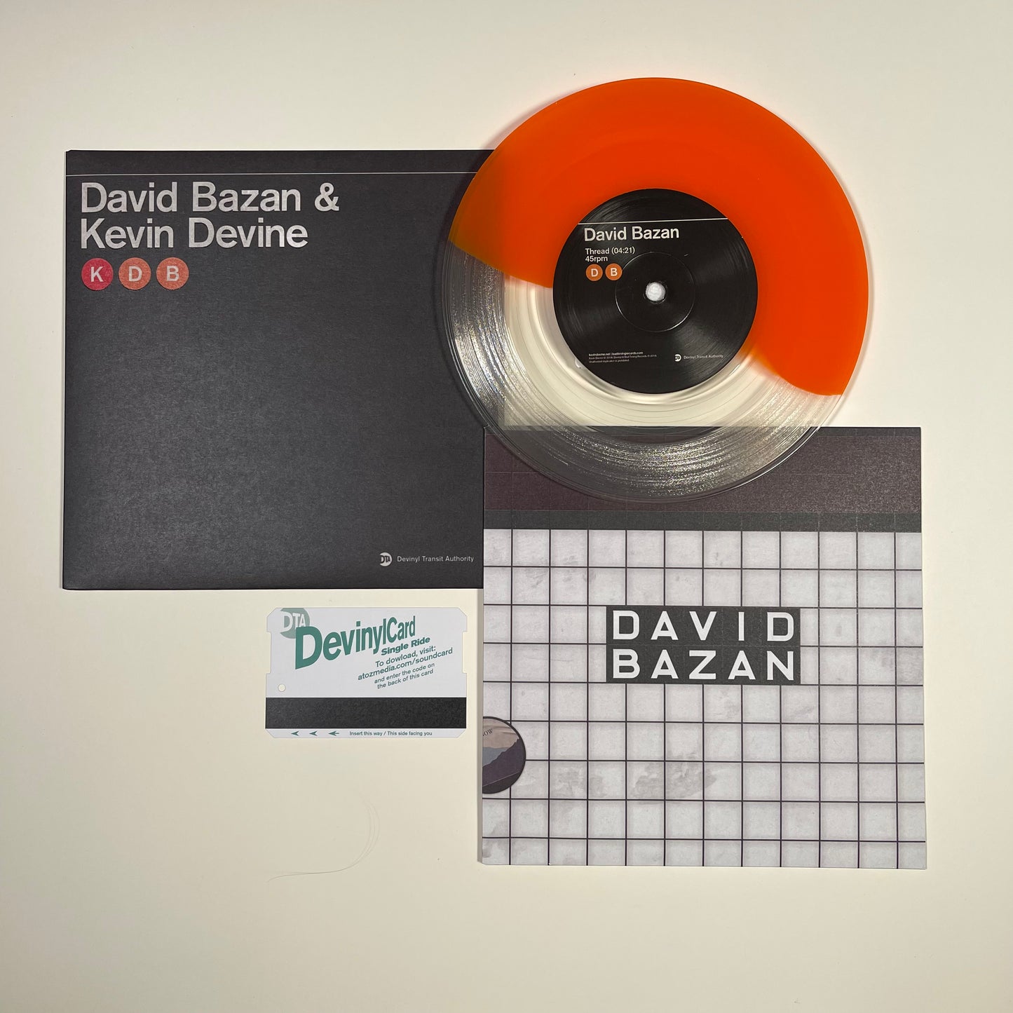 David Bazan & Kevin Devine 7" Vinyl