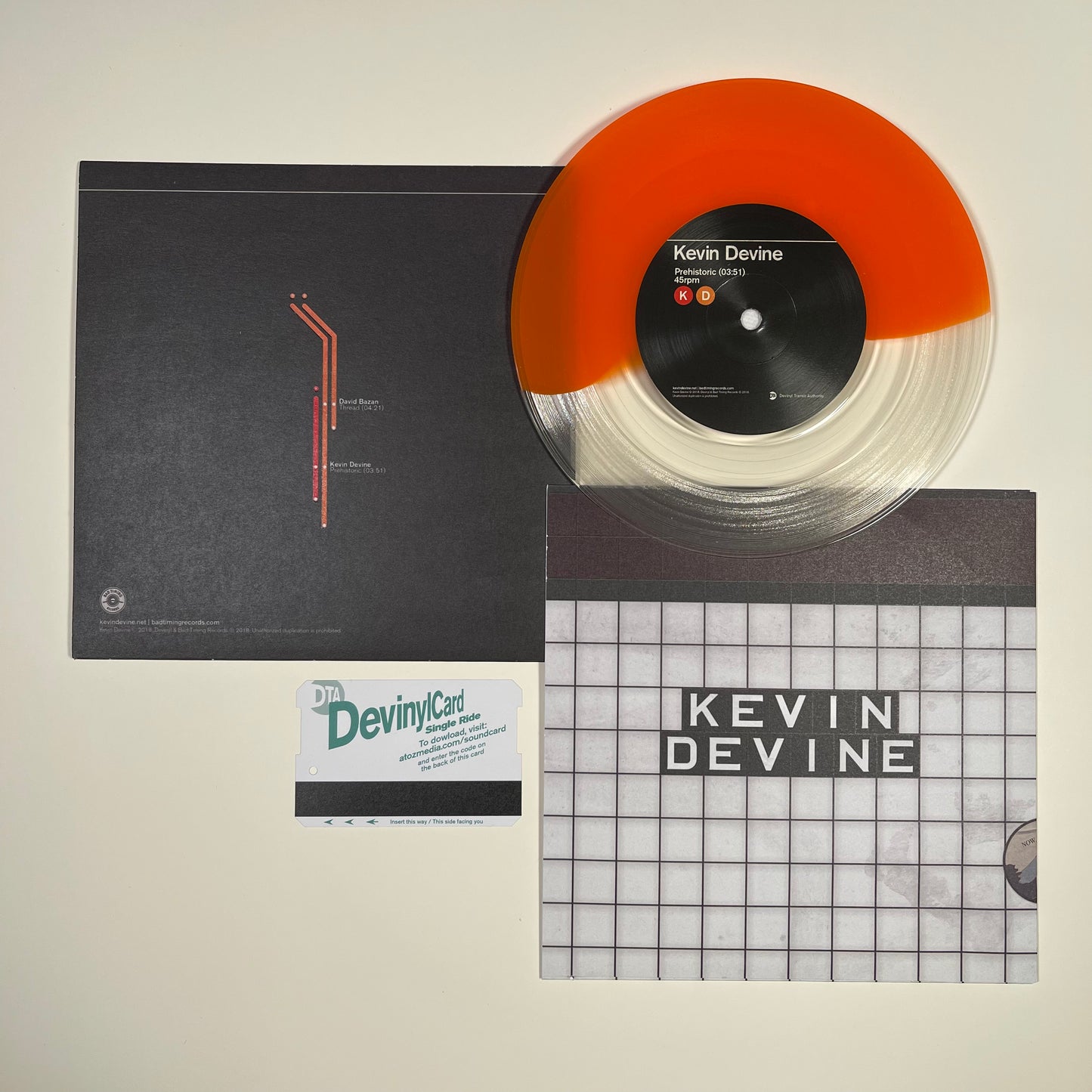 David Bazan & Kevin Devine 7" Vinyl