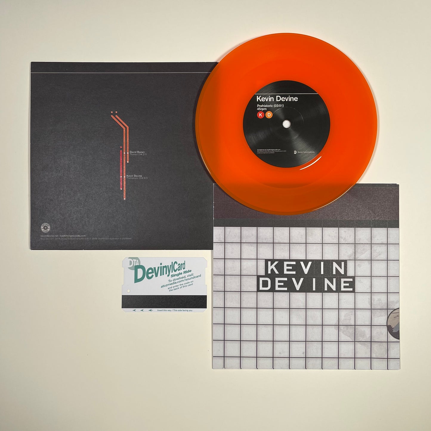 David Bazan & Kevin Devine 7" Vinyl