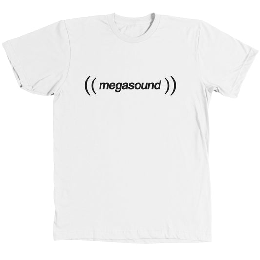 Megasound Logo Shirt - White