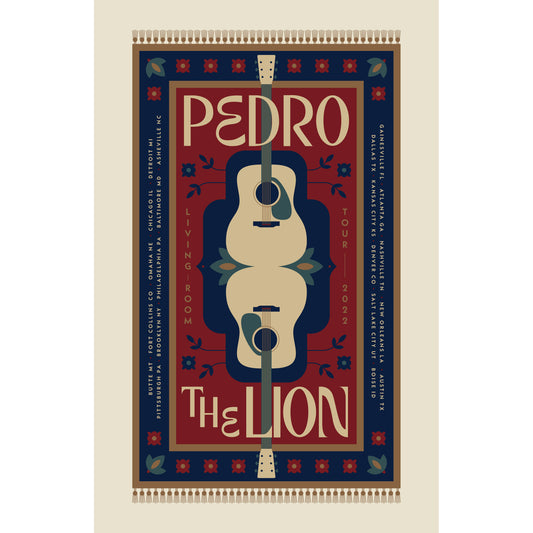 Pedro the Lion 2022 Living Room Tour Poster 11x17"
